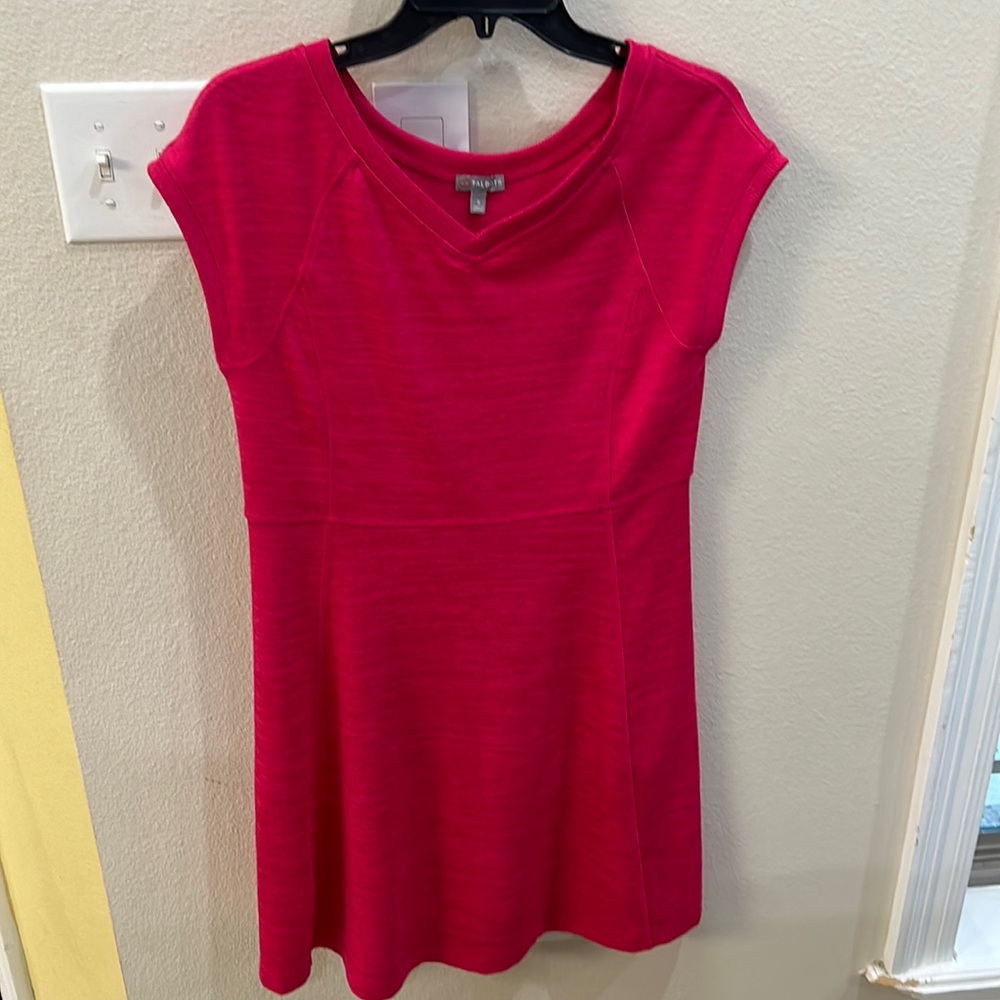 Talbots V-Neck Stretch Dress Small